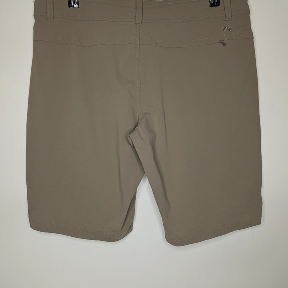 Lucy Women's Light Tan Athletic Casual Khaki Outdoor Hiking Shorts Size Large - Picture 11 of 14